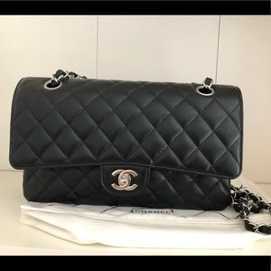 Chanel Caviar Quilted Medium Double Flap Black